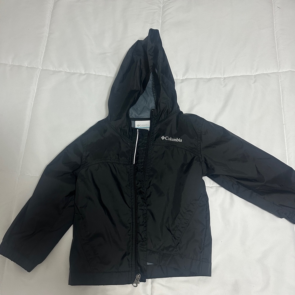 Columbia Kids Black Rain Jacket